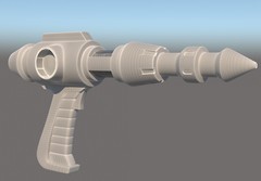 Dessin 3D Pistolet à protons