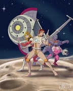 Captain Future, Joan Landor, Otto , Comet