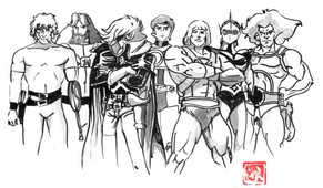 Captain Future and friends