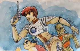 Capitaine Flam, Grag et Mala