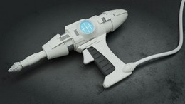 Dessin 3D Pistolet à protons (Proton gun) Capitaine Flam