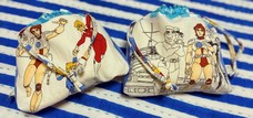 Capitaine Flam pochons en tissu