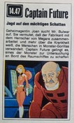 Captain Future - Encart TV  Hörzu (25-10-1980)