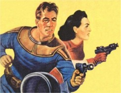 Illustration Pulp Cover The Triumph of Captain Future 