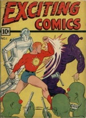 Exciting Comics n°1 Major Mars (Captain Future) The Beast plague from Jupiter