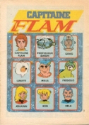 Capitaine Flam Poche Personnages