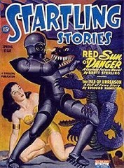 Startling Stories Captain Future Red Sun of Danger