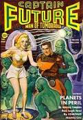 Captain Future Pulp Magazine  12 : Planets in Peril