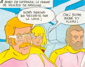 Les parents du Capitaine Flam et le Professeur Simon