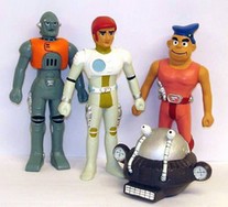 Captain Future POPY : 4 figurines  résine