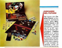 Jeu électronique Capitaine Flam : article dans Topolino