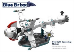 Cyberlabe Capitaine Flam Lego Blue Brixx