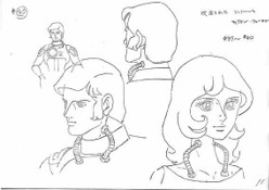 Model-Sheet Johann et Capitaine Flam